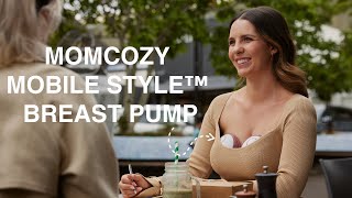 Momcozy Mobile Style™ Hands-free Breast Pump-Pump the Way You Like! Resimi