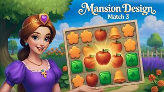 Mansion Design: Match 3 Game 🕹️ GamePlay Walkthrough screenshot 2