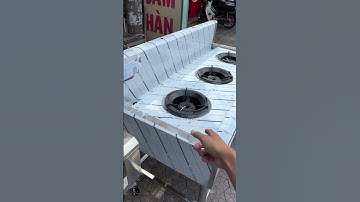 BẾP KHÒ CÔNG NGHIỆP 3 BẾP INOX ĐỒNG TIẾN #inoxdongtien #bepcongnghiep