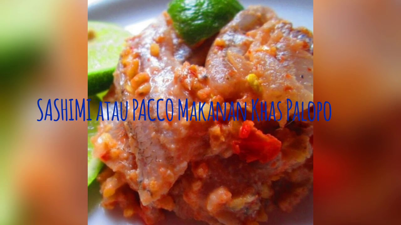 RESEP CARA MEMASAK SASHIMI atau PACCO MAKANAN KHAS KOTA PALOPO