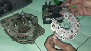 cara tes manual dioda alternator