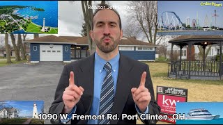 FOR SALE in PORT CLINTON. Turn-key Airbnb-VRBO short term rental opportunity! 1090 W. Fremont Rd.