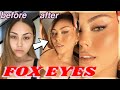 How To: Fox Eye Makeup Tutorial for beginners! Best tips & tricks | Roxette Arisa