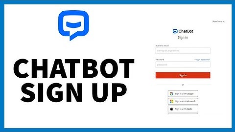 How to Sign Up into Chatbot?