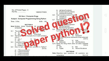 #hsbte 5th sem python solved question