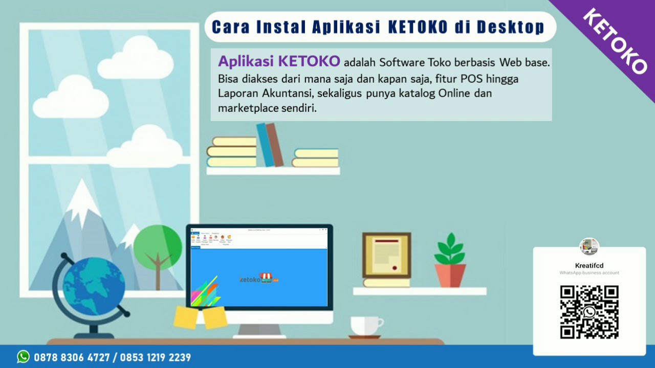 Cara Instal Aplikasi Ketoko di Desktop - YouTube