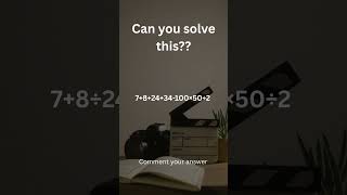 👉 What’s your answer? 🤔Don’t cheat! Answer first 👇#mathclasses #mathtricks