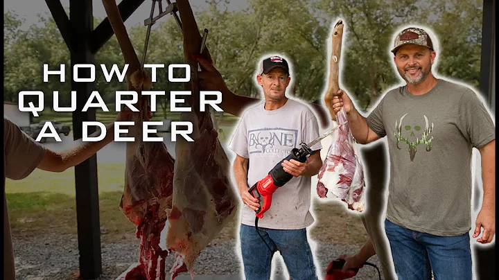 How To QUARTER A DEER The Easy Way