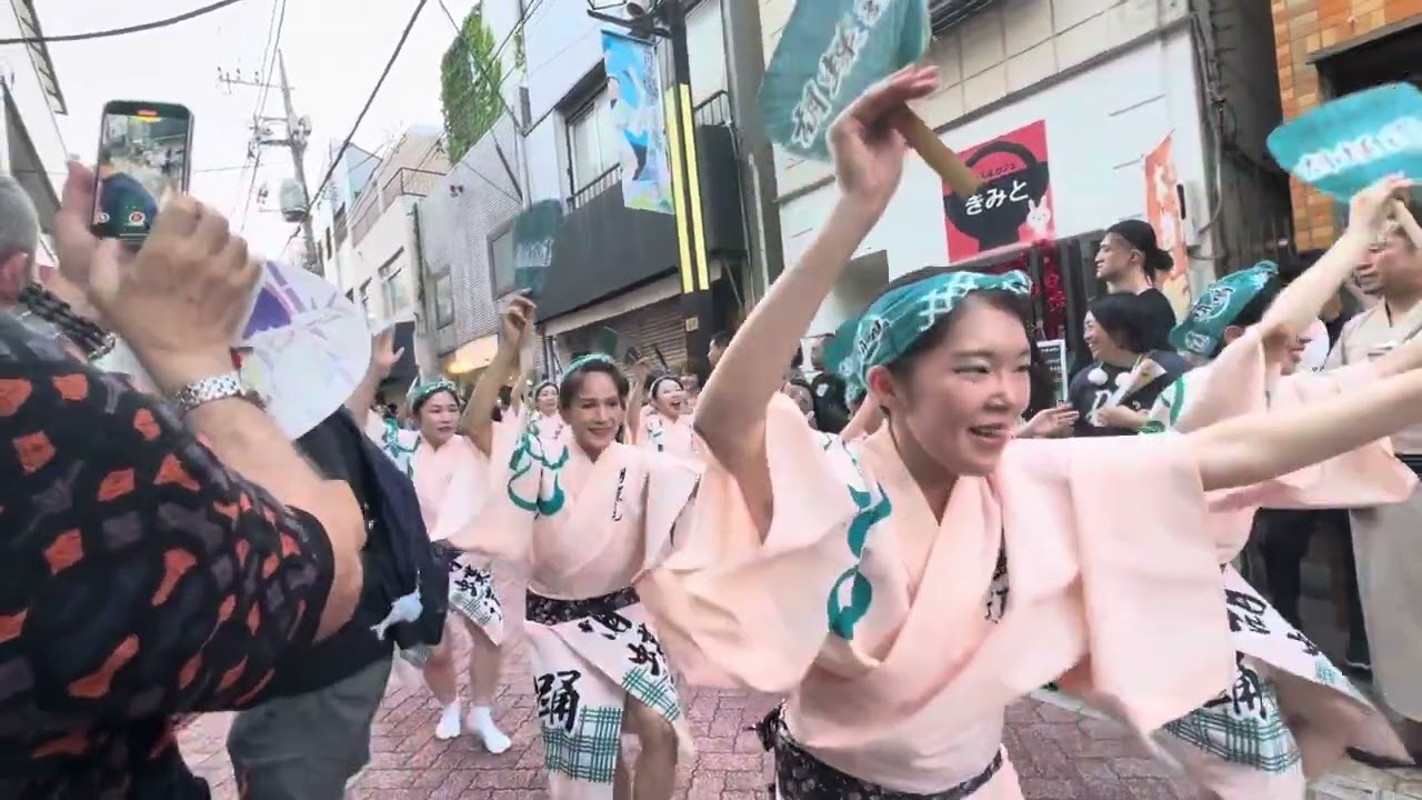 2025.8.23高円寺第66回東京阿波踊り　胡蝶連