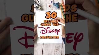 30second Disney Character Guessing Game  Disney Animation Art Challenge Quiz
