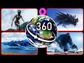 TOP 4: Colossal Terrifying Creatures Spotted on Google Earth! — VR 360°
