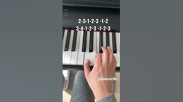 F# Harmonic Minor Scale Tutorial #learnpiano | Piano Trills