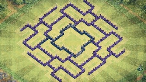 Clash of Clans - BEST (TH9) Dark Elixir Farming Base Defense Strategy