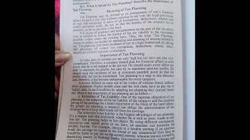 M.com 1 sem Direct tax :law and practice /assessment of companies/tax planning and tax management