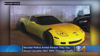 Corvette Driver Arrested, Suspected In Speeding, Near Collisions