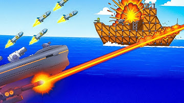 Most Powerful Submarine EVER MADE Obliterates Every Battleship in FORTS