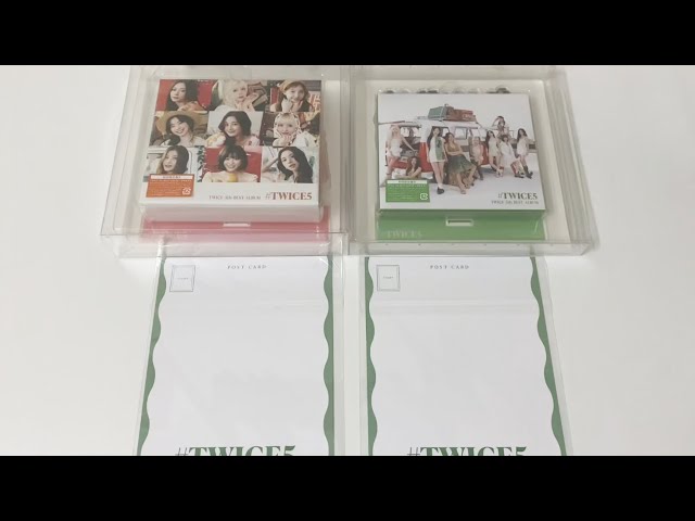 #TWICE5 9枚セット　ONCEJAPANおまけ付き！ TWICE 5th BEST ALBUM『#TWICE5』購入者特典絵柄公開‼｜TWICE