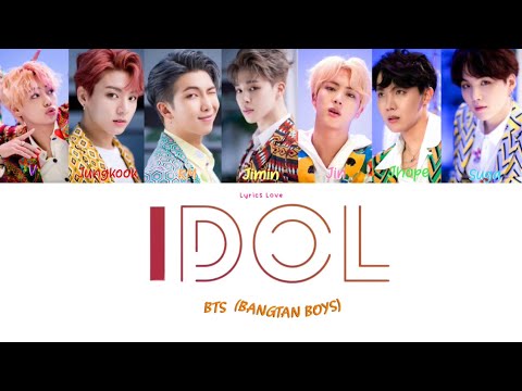 BTS - IDOL Lyrics (Eng/Esp/Pron) #bts #lyricvideo #idolbts