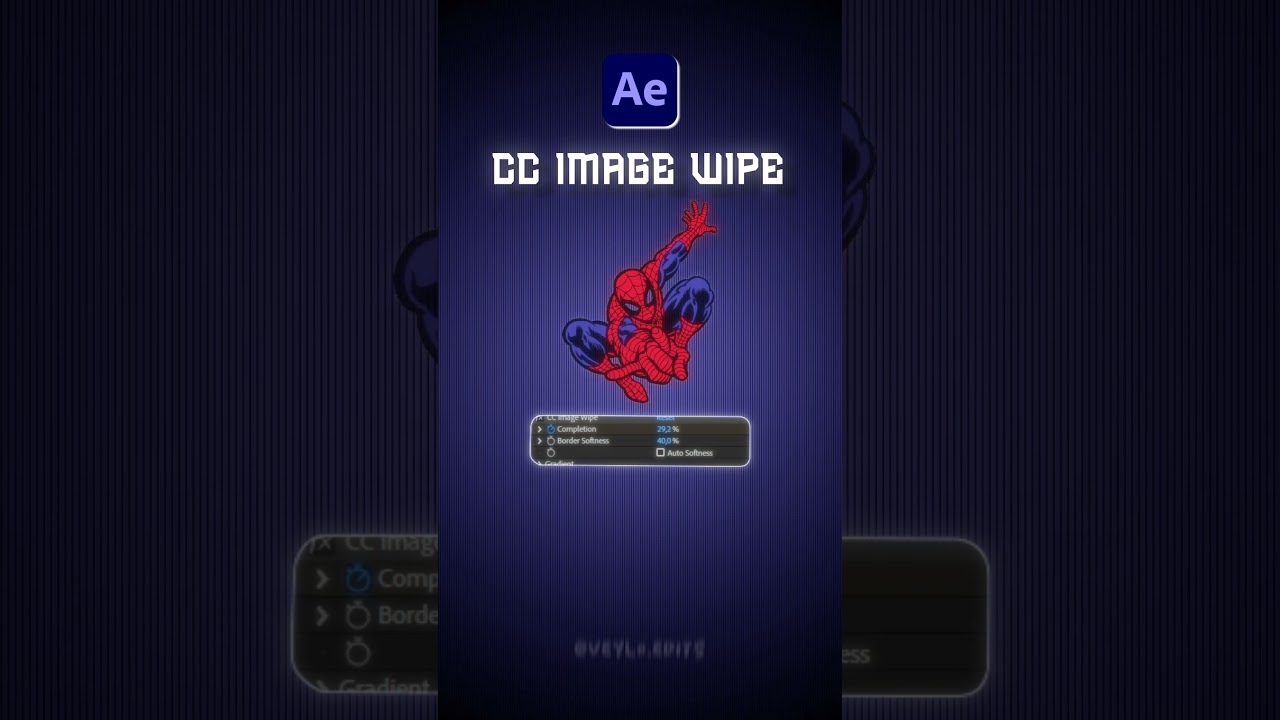 Transition Reveal with CC Image Wipe | After Effects Tutorial 🪄 