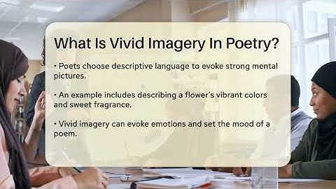 What Is Vivid Imagery In Poetry? - The Language Library