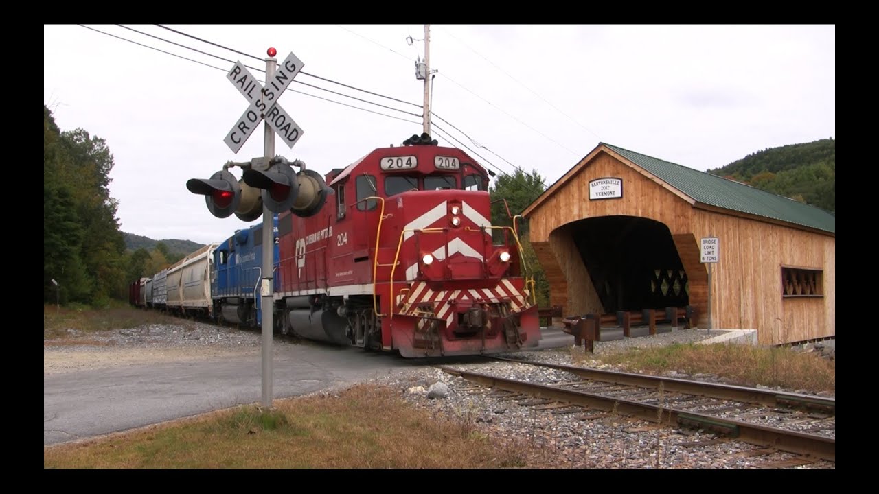 Vermont Train Chase Green Mountain Train 263 Fall 2013 YouTube