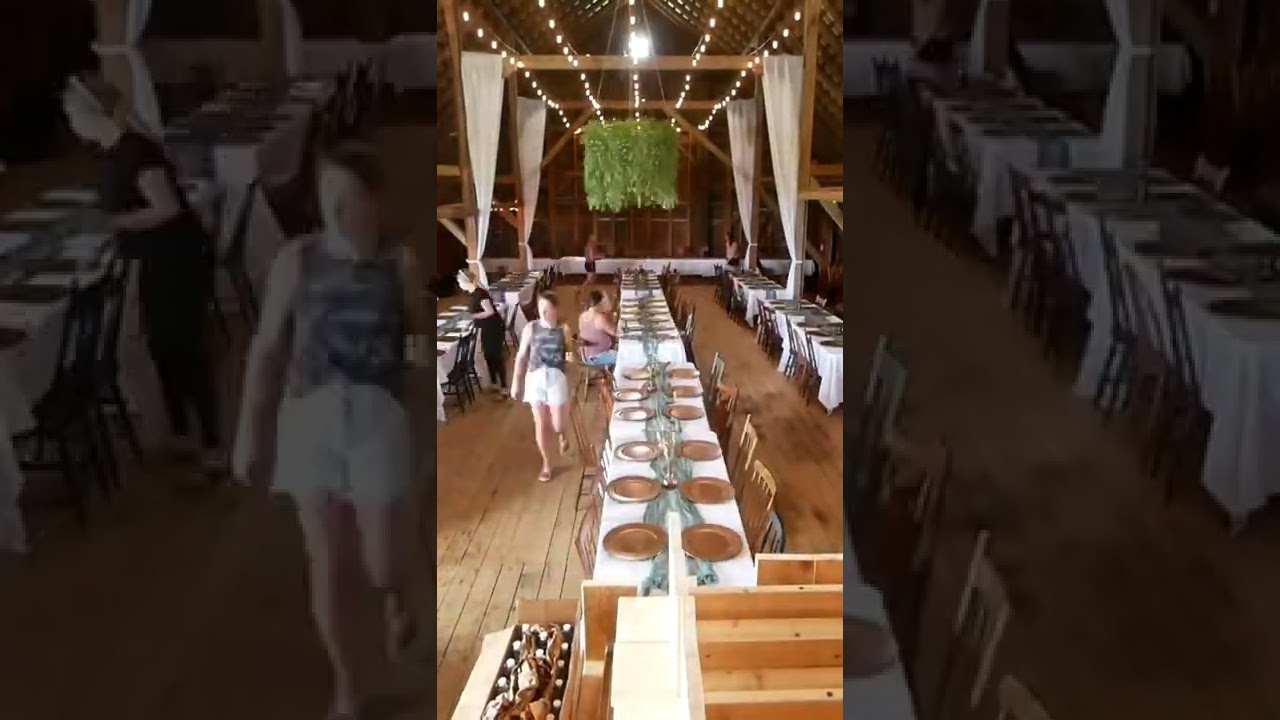 Setting up Wedding Table Layout