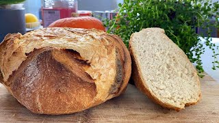 Самый ПРОСТОЙ хлеб БЕЗ замеса и БЕЗ МИКСЕРА Вкуснейший деревенский хлеб 