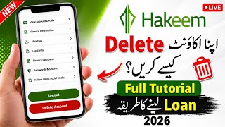 Hakeem Loan App Account Delete Kaise Kare | Hakeem Easy Finance Loan App Account Delete