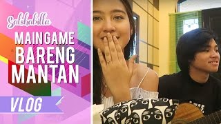 SALSHABILLA #VLOG - RIBUT!!! MAIN GAME BARENG MANTAN