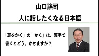 やまぐちようじ　「人に話したくなる日本語」