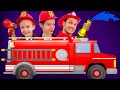 Firefighter Song about Pretend Play of Rescue for Kids | Nursery Rhymes with Maya and Mary