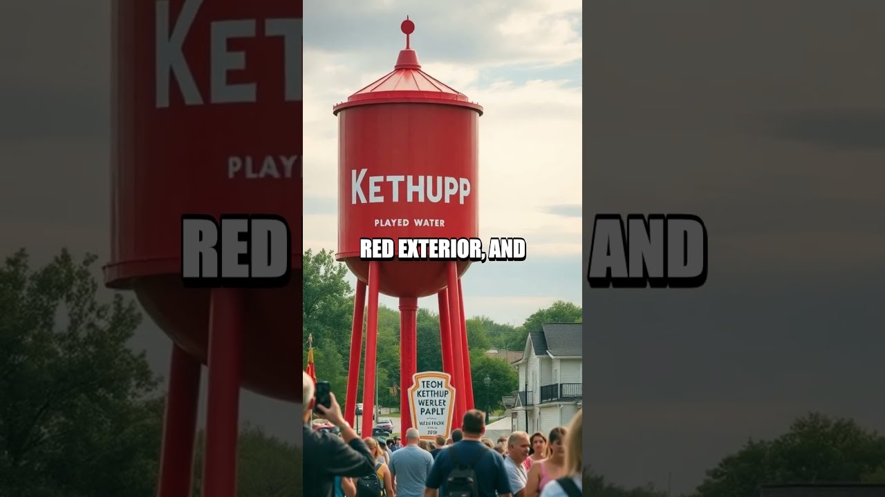 The Quirky Charm Of World S Largest Ketchup Bottle