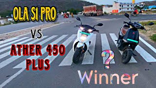Ola S1 Pro Vs Ather 450x Drag Race  Ola Vs Ather jattprabhjot motovloggerjannustunts