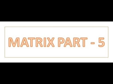 Matrix Video 5 - YouTube