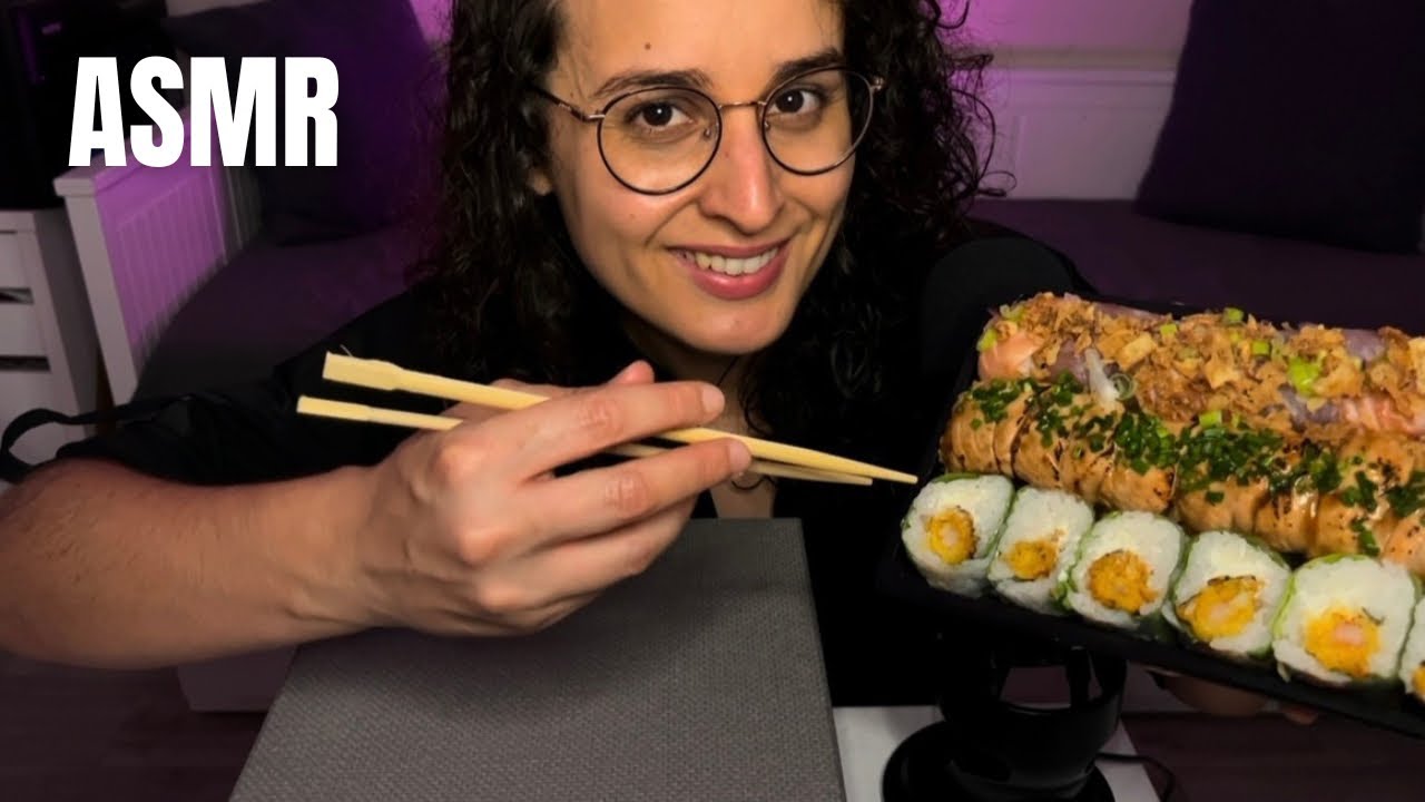 ASMR | MUKBANG SUSHI 🍣😋 (DÉGUSTATION)
