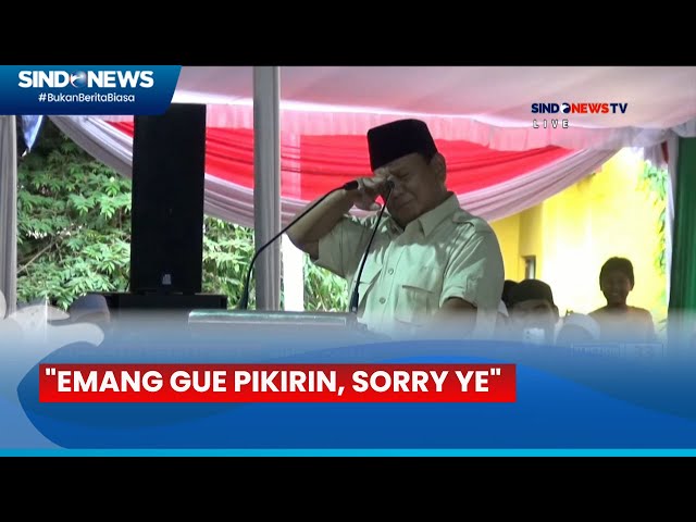 Tanggapi Nilai 11 dari Anies, Prabowo: Emang Gue Pikirin, Sorry Ye class=