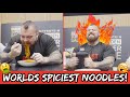 I tried the worlds SPICIEST noodles! | Korean Food challenge