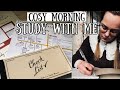 Cosy Monday Morning Study With Me (3 hours!)