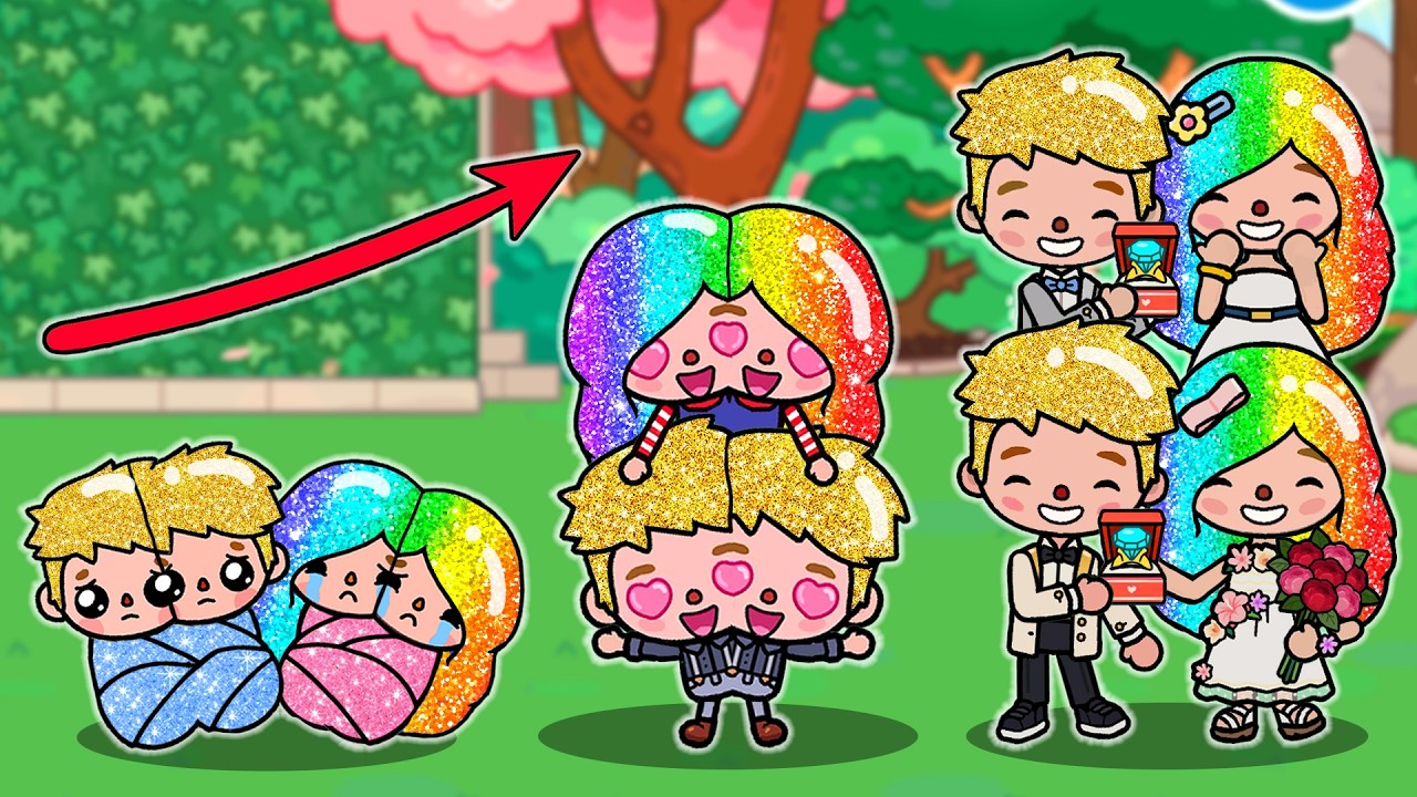 Two Pairs Of Twins Stay Together Forever | Toca Boca Life Story | Toca Boca