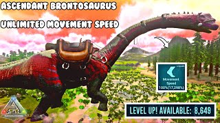 Taming Brontosaurus 🦕 & Giving Unlimited Level |With God Console [ Ark Mobile ]Hindi #ark