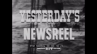 YESTERDAY'S NEWSREEL   ALBERT EINSTEIN ATOM RESEARCH, JOHNNY WEISSMULLER  NEW YORK MARATHON  94894a