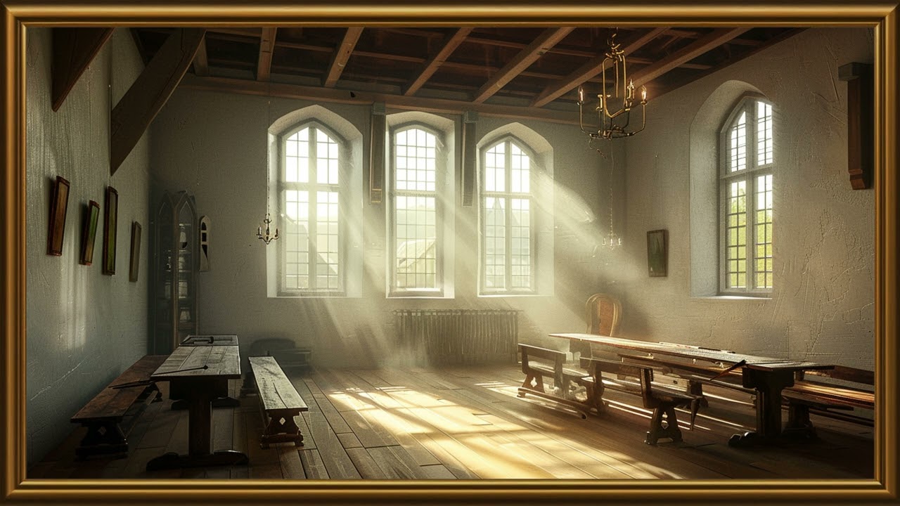 Vintage Gold Picture Frame | TV Art Oil Painting Ambient Edition | 1 HOUR 4K