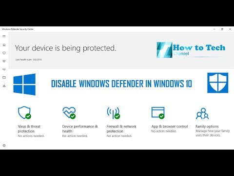 disable windows defender permanently
