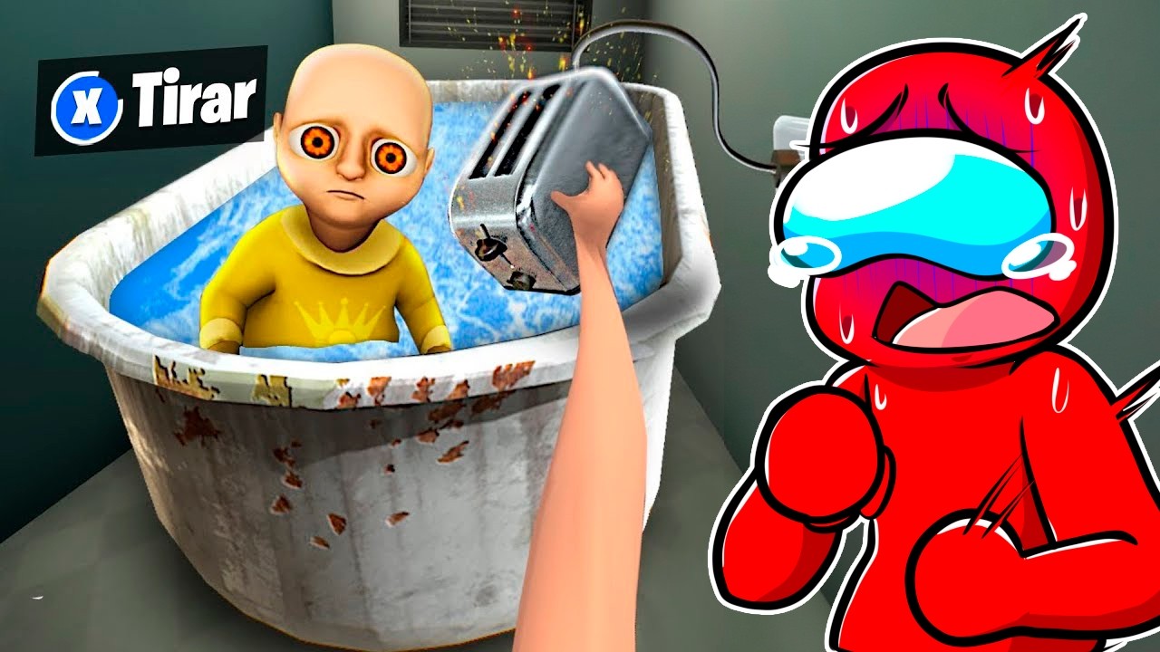 Me vuelvo el PEOR NIÑERO del MUNDO con el BEBE MALDITO 💀| DEEP JUEGA The Baby in Yellow