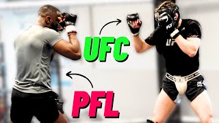 How High Level Pro Fighters Spar