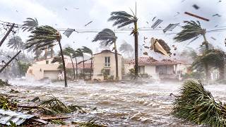 Hurricane Isaias Slams Florida! 🌀 105 MPH Winds, Uprooted Trees, Flooded Roads & Widespread Damage