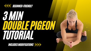 How to Do Double Pigeon Pose I Modifications for All Levels I Intense Hip Opener Tutorial