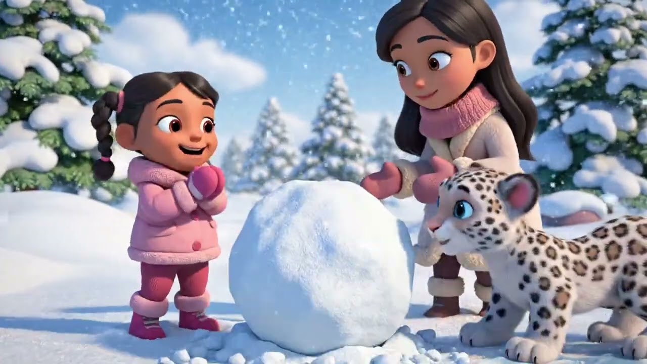 Little Luma Builds a Snowman ❄️⛄ | Fun Kids Story & Nursery Video