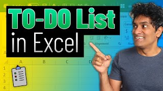 Make a beautiful and interactive To-Do List with Excel (Easy Tutorial 👌)