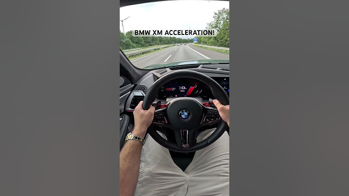 BMW XM ACCELERATION!